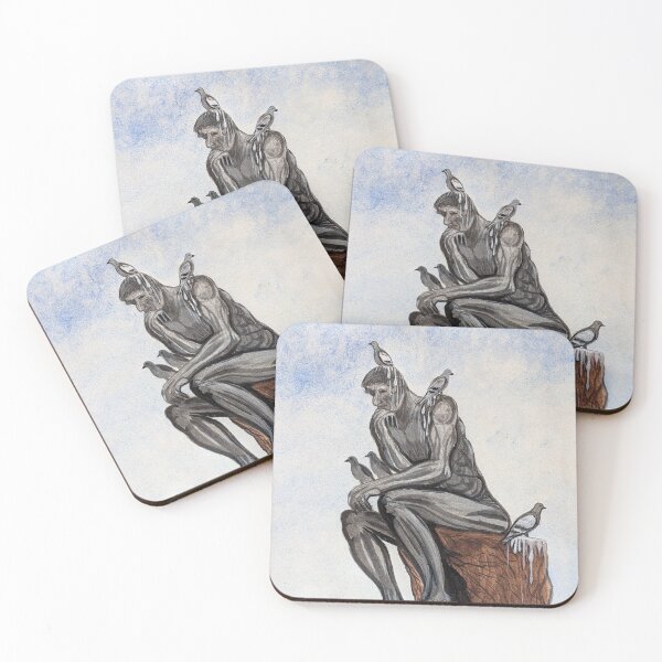 Item preview, Pigeons on The Thinker designed and sold by Matt Starr Fine Art .