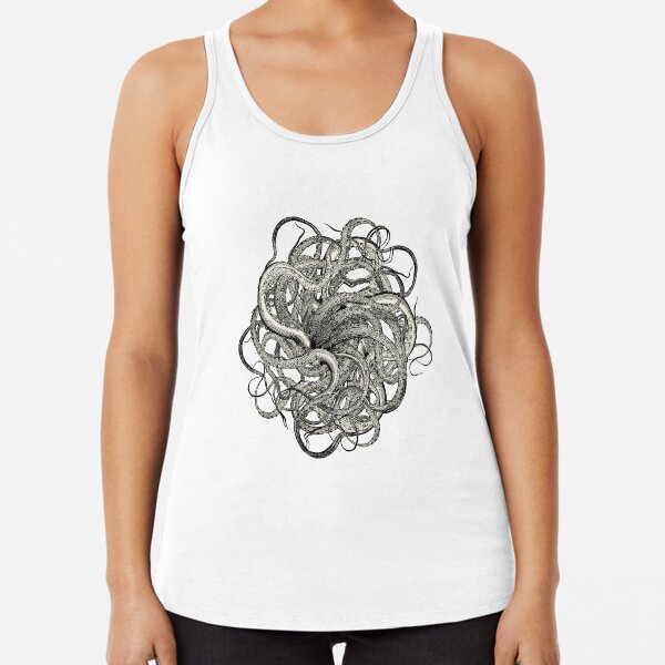 Tentacle Mess Racerback Tank Top