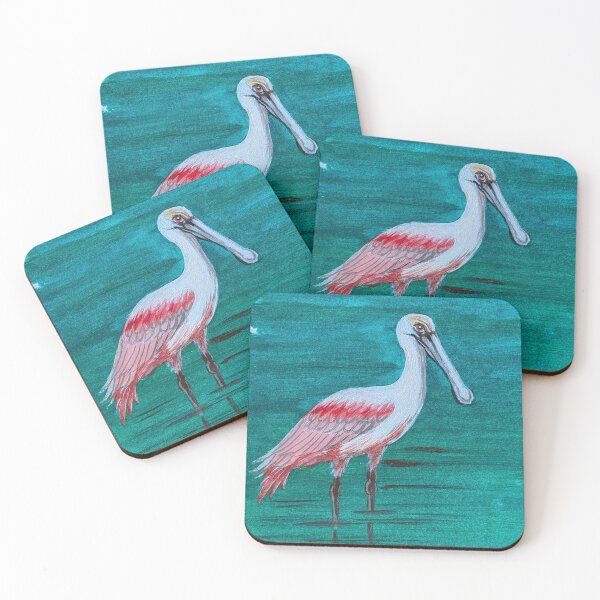 Item preview, Roseate spoonbill in the wetlands designed and sold by Matt Starr Fine Art .