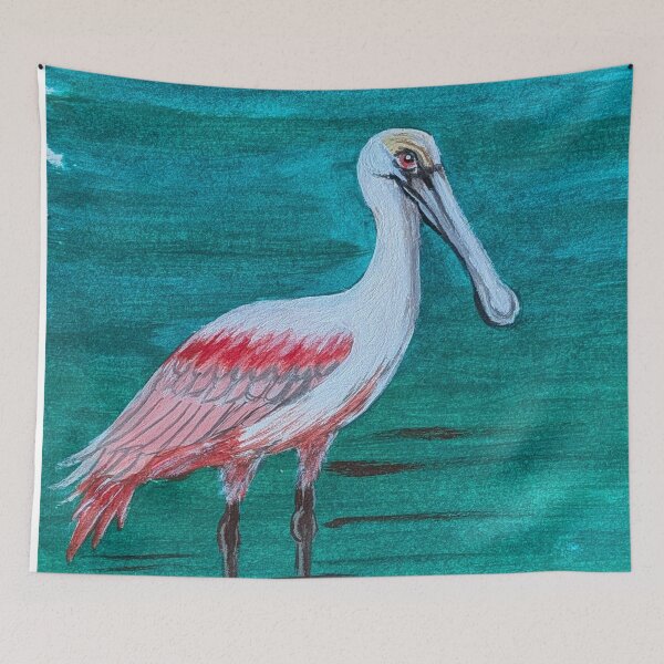 Item preview, Roseate spoonbill in the wetlands designed and sold by Matt Starr Fine Art .