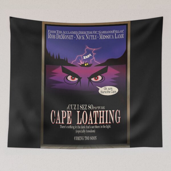 Item preview, Cape Loathing designed and sold by Ghoul Enterprises.