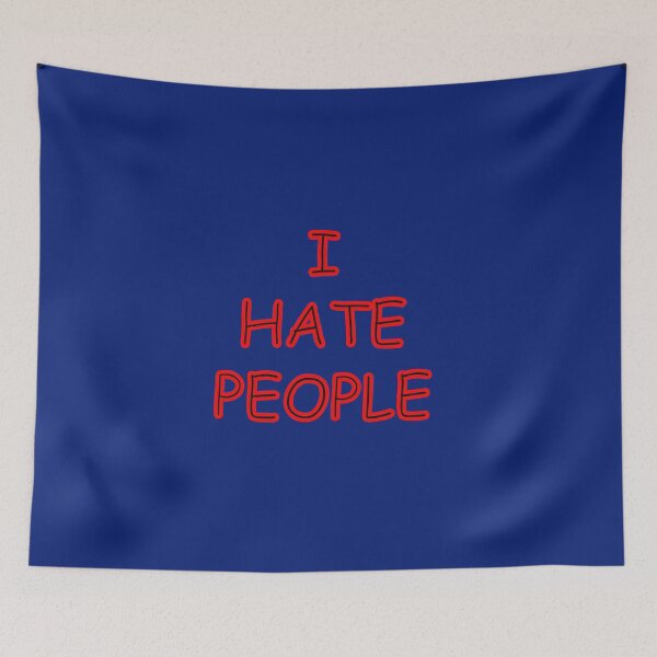 Item preview, I HATE PEOPLE designed and sold by celtgirlz.
