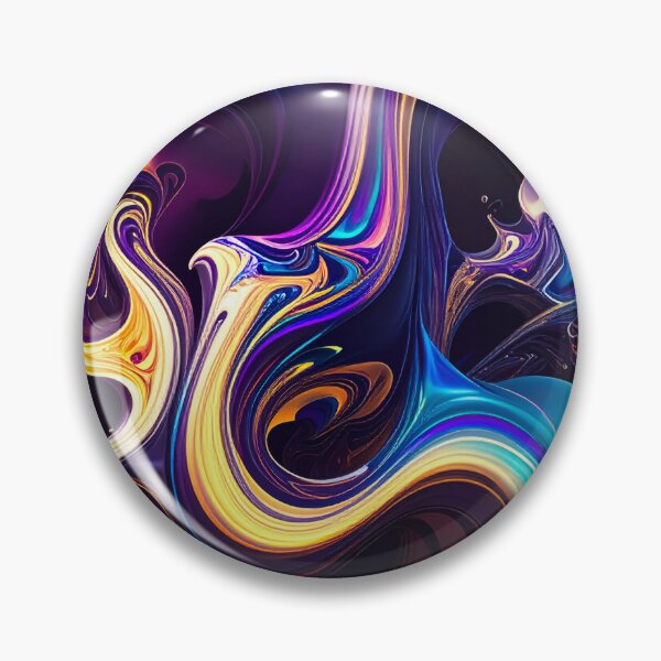 Item preview, Midnight Flow – Luminous Abstract Motion designed and sold by NizuCaCi.