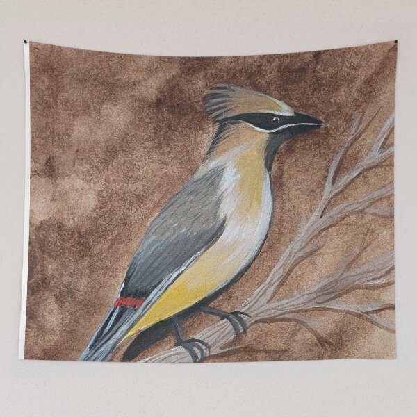 Item preview, Cedar waxwing in a tree designed and sold by Matt Starr Fine Art .