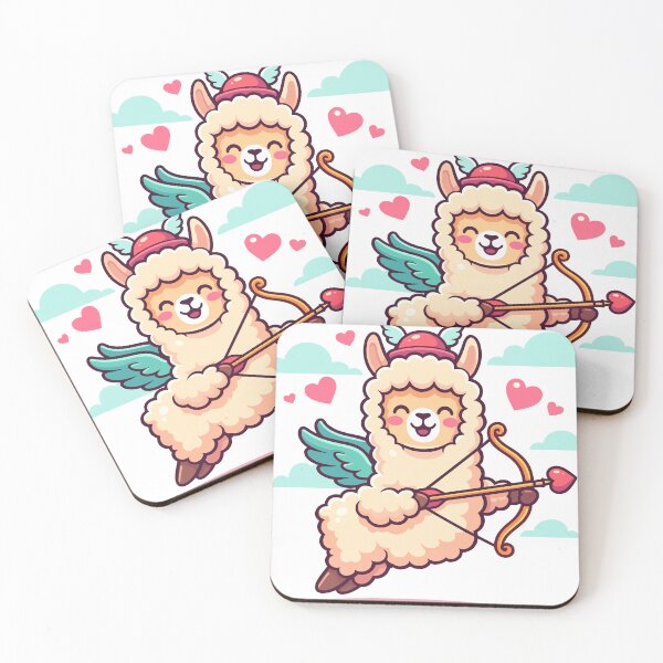 Item preview, Cupid Llama Spreading the Love designed and sold by Itsabottogodown.
