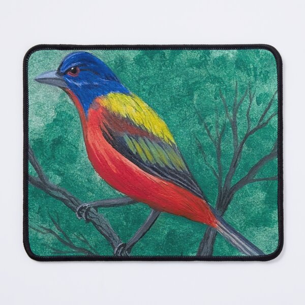 Item preview, Painted bunting in a tree designed and sold by Matt Starr Fine Art .