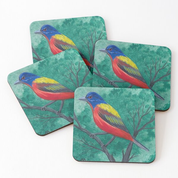 Item preview, Painted bunting in a tree designed and sold by Matt Starr Fine Art .