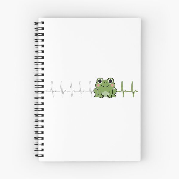 Item preview, Frog Heartbeat EKG Pulse Kawaii Animal Lover designed and sold by JossDesign15.