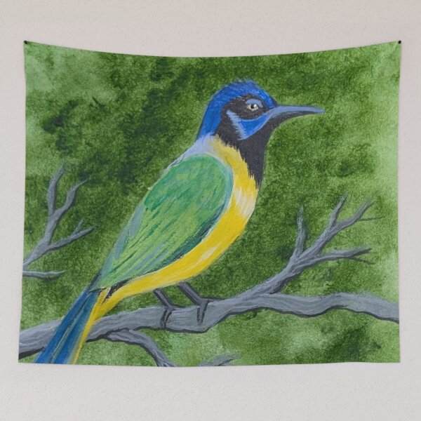 Item preview, Green jay in the forest  designed and sold by Matt Starr Fine Art .