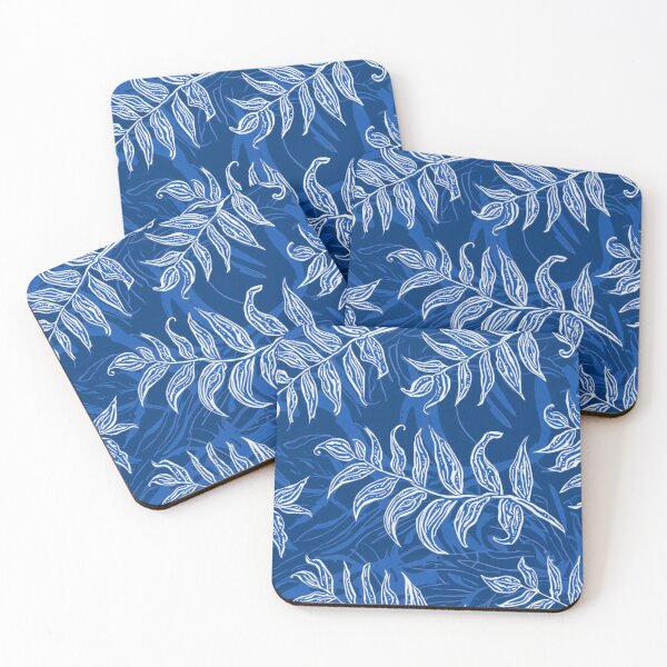 Item preview, Urban Botanica – Fern No.02 (Midnight Blue) designed and sold by GreennieArt.