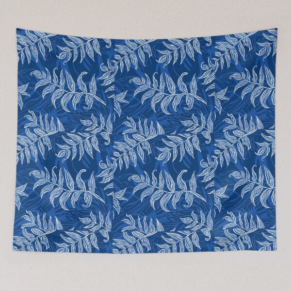 Item preview, Urban Botanica – Fern No.02 (Midnight Blue) designed and sold by GreennieArt.