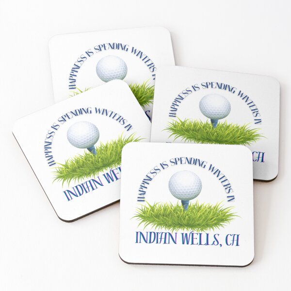 Item preview, Happiness Is Spending Winters in Indian Wells, CA.  Gift for Men, Husband, Boyfriend designed and sold by ShrimpAndGrits.