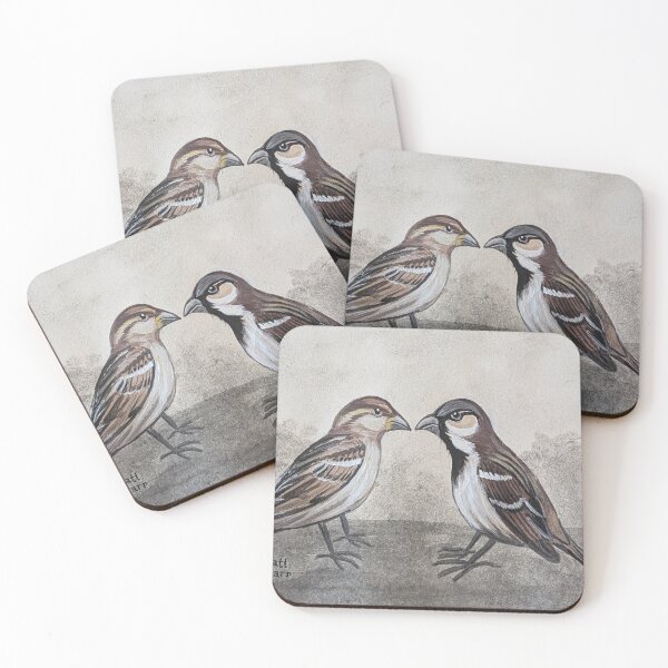Item preview, House sparrows in the park  designed and sold by Matt Starr Fine Art .