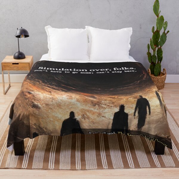 Item preview, Simulation Over, Folks – Cosmic Existential Humor designed and sold by The Secret Cabal of Despair.