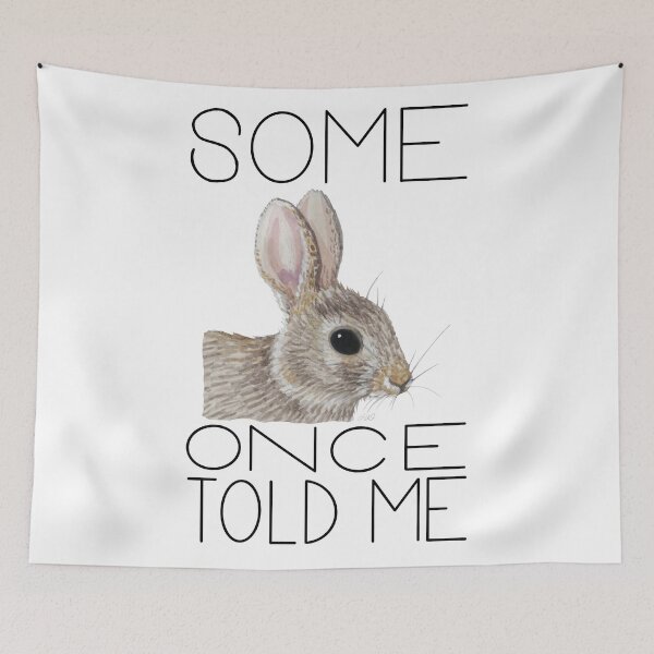 Item preview, Some Bunny Once Told Me (Eastern Cottontail) designed and sold by LauraWolfArtist.