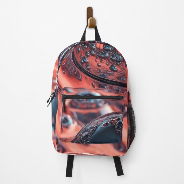 Item preview, Liquid Chrome & Copper – 3D Metallic Abstract designed and sold by B-Russ-Stuff.