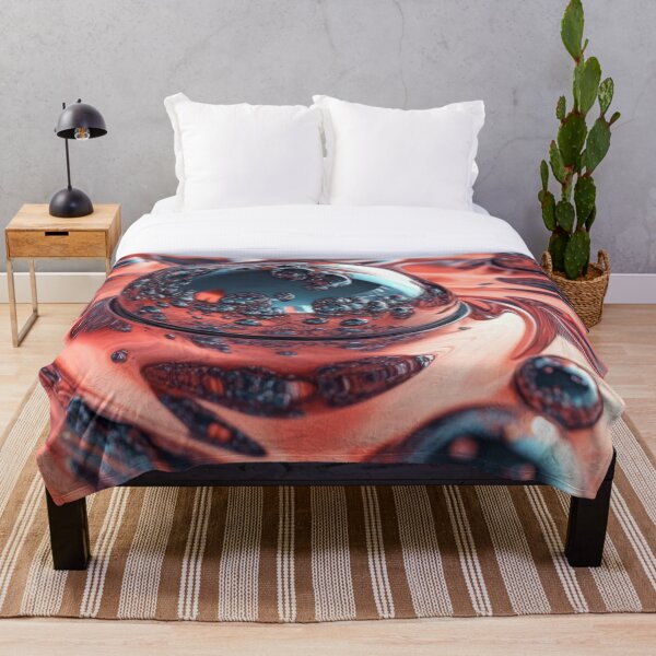 Item preview, Liquid Chrome & Copper – 3D Metallic Abstract designed and sold by B-Russ-Stuff.