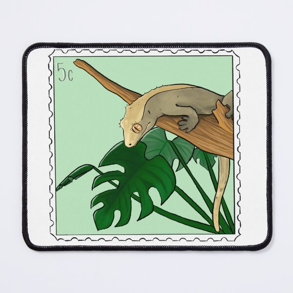 Item preview, Crested Gecko Postage Stamp designed and sold by Sadiez-Paintz.