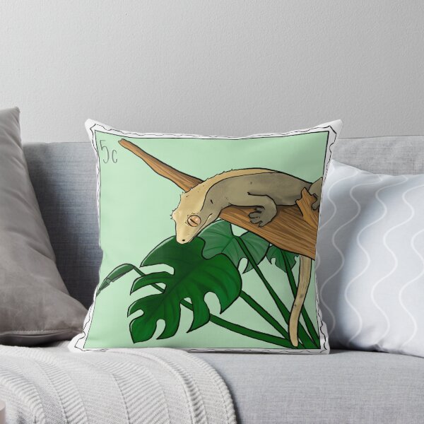 Item preview, Crested Gecko Postage Stamp designed and sold by Sadiez-Paintz.