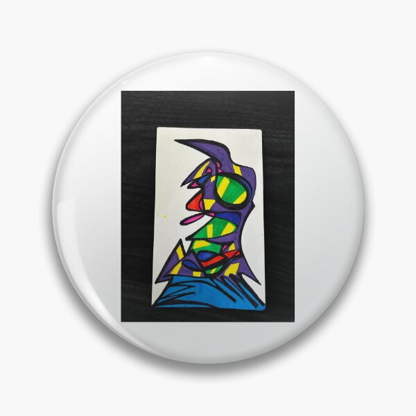 Item preview, Hyde | Playful Colorful Abstract Portrait with Bold Expression designed and sold by MayhemAbstracts.