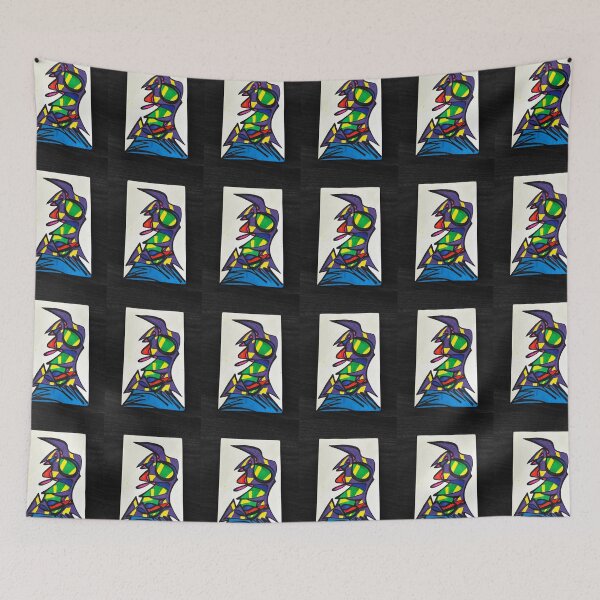 Item preview, Hyde | Playful Colorful Abstract Portrait with Bold Expression designed and sold by MayhemAbstracts.