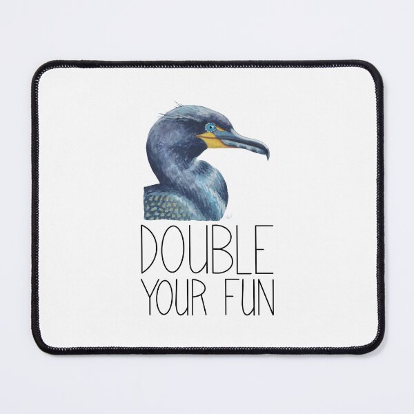 Item preview, Double-Crested Cormorant Your Fun designed and sold by LauraWolfArtist.