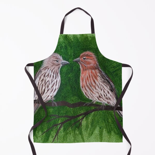 Item preview, House finch pair in the park  designed and sold by Matt Starr Fine Art .