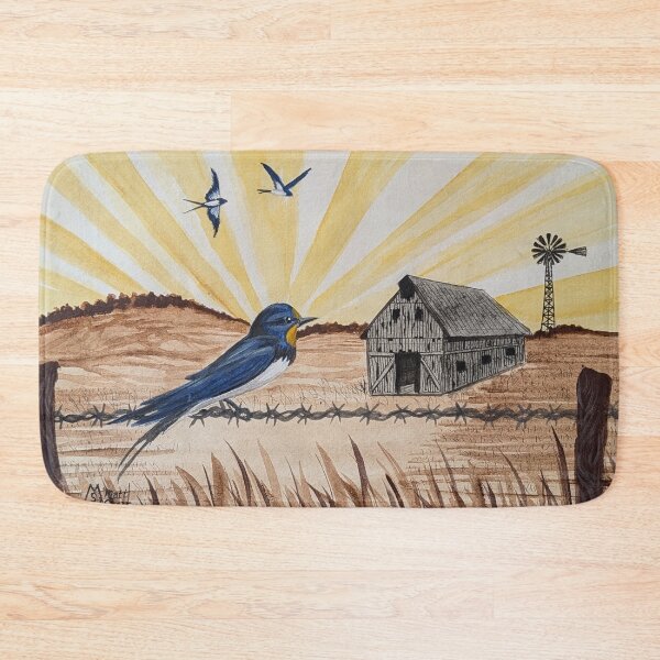 Item preview, Barn swallows at the old barn  designed and sold by Matt Starr Fine Art .