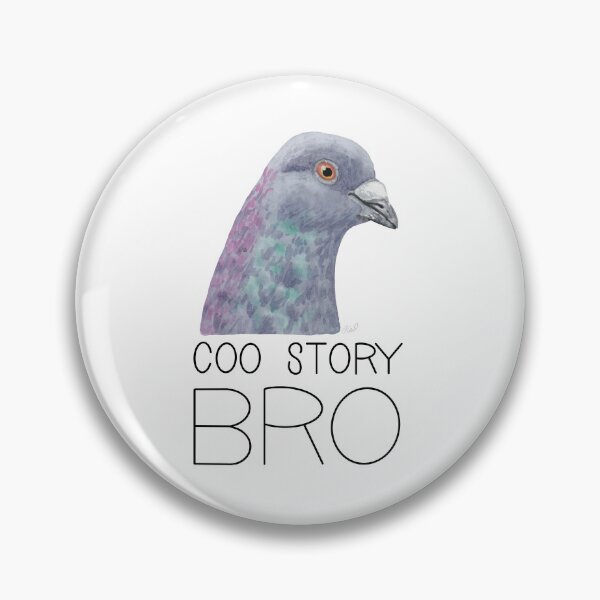 Item preview, Coo Story Bro (Rock Pigeon) designed and sold by LauraWolfArtist.