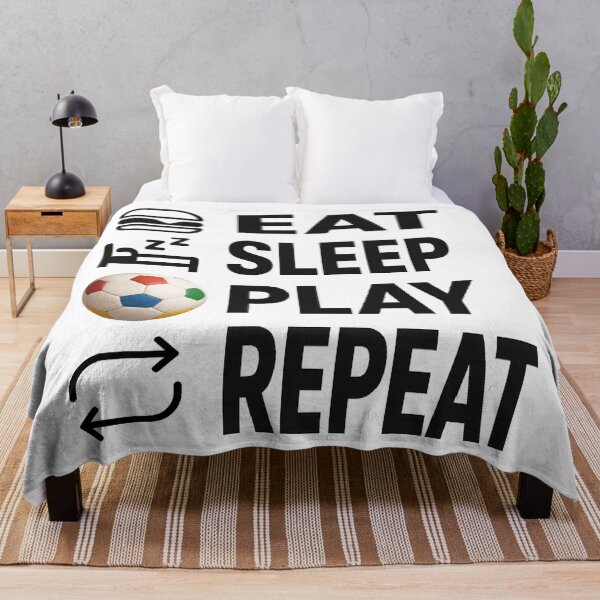 Item preview, Eat Sleep Play Repeat Soccer designed and sold by martin&matt artwork.