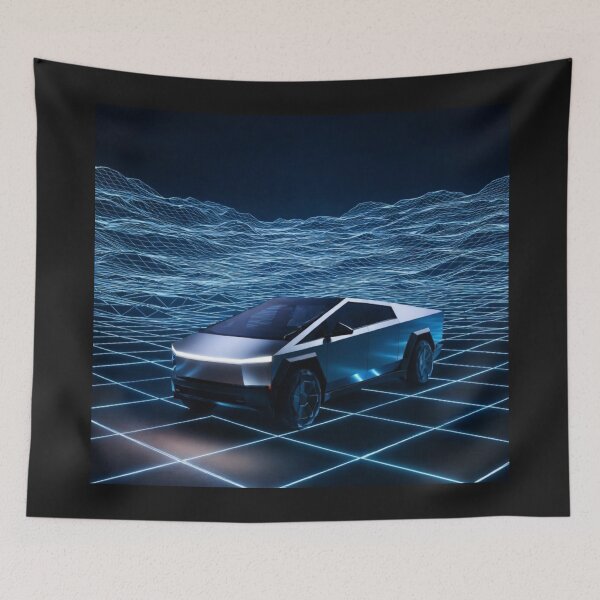 Item preview, cybertruck artwork designed and sold by TEEJAMBOREE.