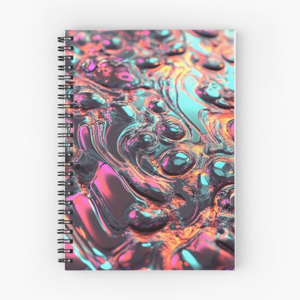Item preview, Neon Oil Slick – Cyberpunk Liquid Abstract designed and sold by B-Russ-Stuff.