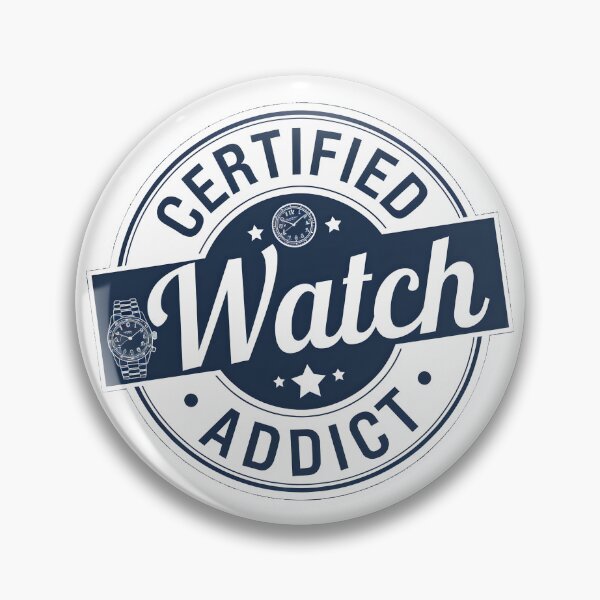 Item preview, Certified Watch Addict – Vintage Watch Collector Stamp Design designed and sold by WatchesAndMore.