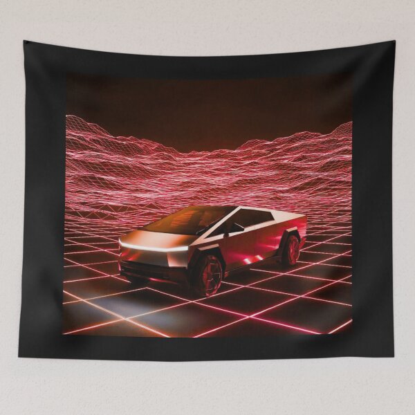 Item preview, cybertruck artwork designed and sold by TEEJAMBOREE.