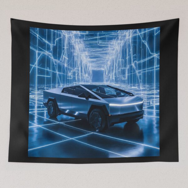 Item preview, cybertruck artwork designed and sold by TEEJAMBOREE.