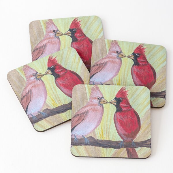 Item preview, Cardinal love in the sunbeams  designed and sold by Matt Starr Fine Art .