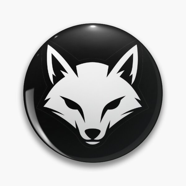 Artikelvorschau, Minimalistisches Fuchskopf-Logo – Markante Fuchsillustration in Schwarz-Weiß entworfen und verkauft von SandpiperDesign.