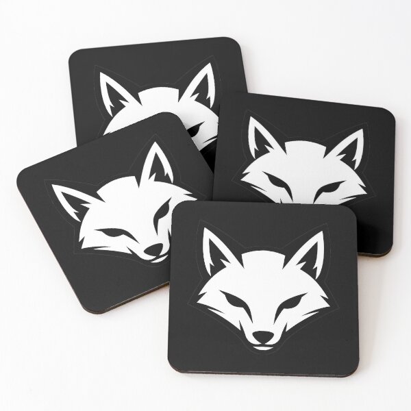 Item preview, Minimalist Fox Head Logo – Bold Black & White Fox Illustration designed and sold by SandpiperDesign.