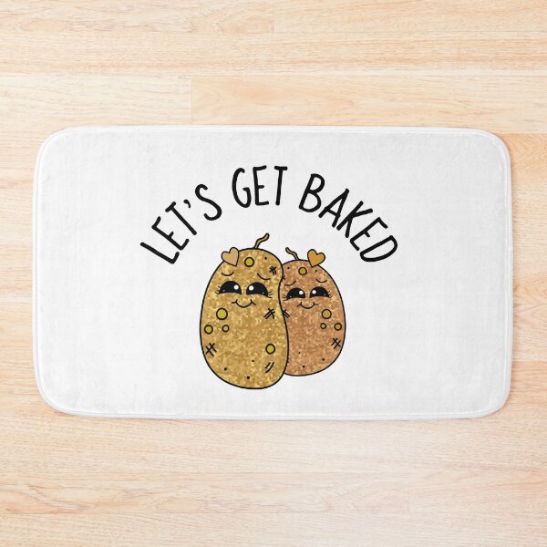 Item preview, Lets Get Baked Funny Potato  designed and sold by Sartoris Art.