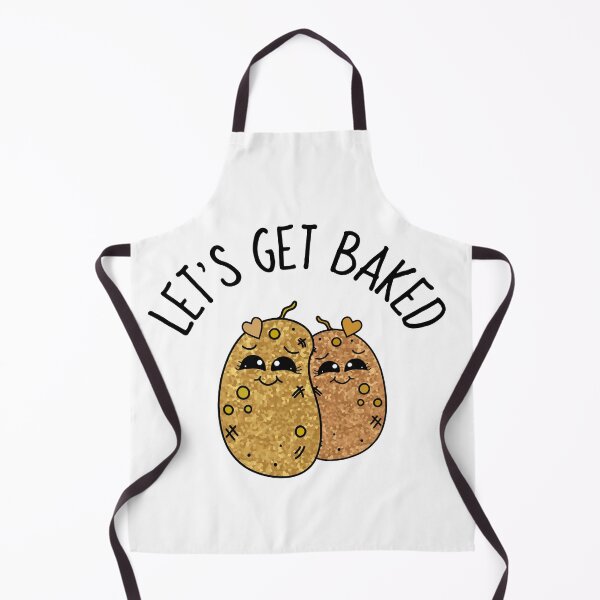 Item preview, Lets Get Baked Funny Potato  designed and sold by Sartoris Art.
