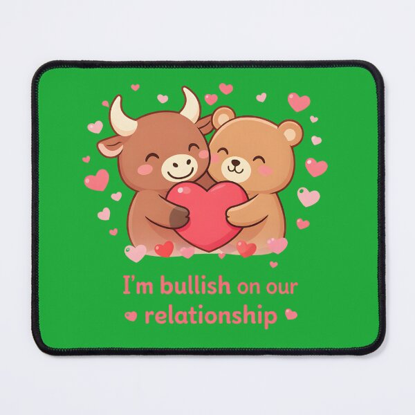 Item preview, Bullish On Our Relationship Funny Stock Market Trader Valentine     designed and sold by Supergrafix07.