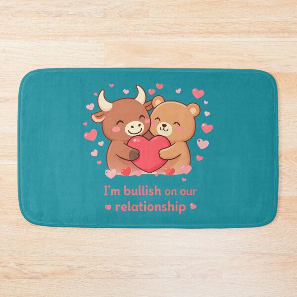 Item preview, Bullish On Our Relationship Funny Stock Market Trader Valentine     designed and sold by Supergrafix07.