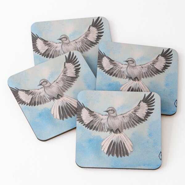 Item preview, Mockingbird in flight  designed and sold by Matt Starr Fine Art .