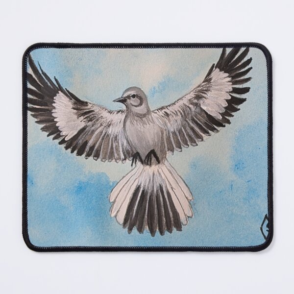 Item preview, Mockingbird in flight  designed and sold by Matt Starr Fine Art .