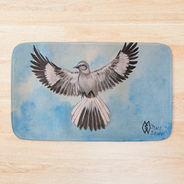 Item preview, Mockingbird in flight  designed and sold by Matt Starr Fine Art .