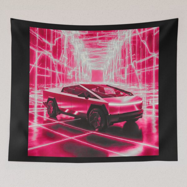 Item preview, cybertruck artwork designed and sold by TEEJAMBOREE.