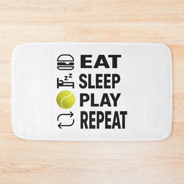 Item preview, Eat Sleep Play Repeat Tennis designed and sold by martin&matt artwork.