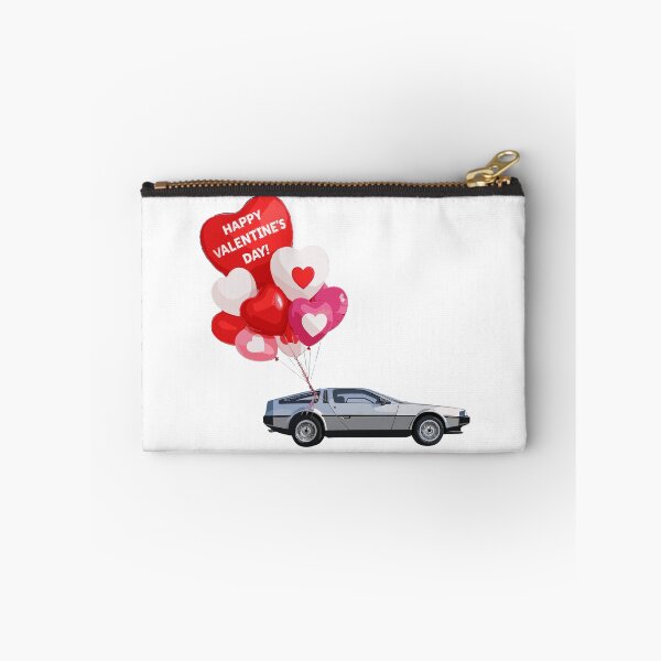 Item preview, Vintage Classic Car Valentine's Delorean Love designed and sold by PrintCarClub.