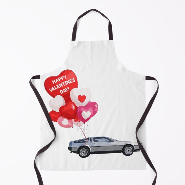 Item preview, Vintage Classic Car Valentine's Delorean Love designed and sold by PrintCarClub.