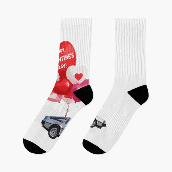 Item preview, Vintage Classic Car Valentine's Delorean Love designed and sold by PrintCarClub.